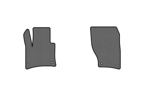Коврики EVA в салон авто передние для Touareg 7P Restyling 2-zone climate control Volkswagen 2014-2018 2 поколения SUV EU EVAtech VW3590A2AV4SGB