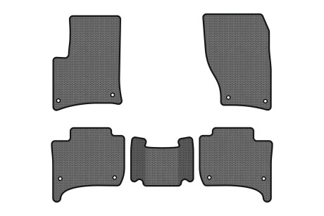Коврики EVA в салон авто для Touareg 7P Restyling 2-зонный контроль Volkswagen 2014-2018 2 поколения SUV EU EVAtech VW3590CB5AV8SGB