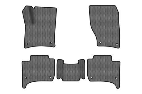 Коврики EVA в салон авто для Touareg 7P Restyling 2-зонный контроль Volkswagen 2014-2018 2 поколения SUV EU EVAtech VW3590CD5AV8SGB