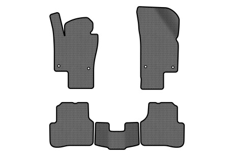 Коврики EVA в салон авто для Passat B7 Volkswagen 2010-2014 7 поколения Sedan EU EVAtech VW3694CH5AV4SGB