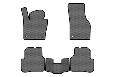 Коврики EVA в салон авто для Passat B7 Volkswagen 2010-2014 7 поколения Sedan EU EVAtech VW3694CR5AV4SGB