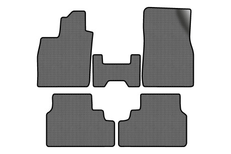 Коврики EVA в салон авто для ID.4 Crozz Volkswagen 2020 1 поколение SUV EU EVAtech VW41502PBC5SGB