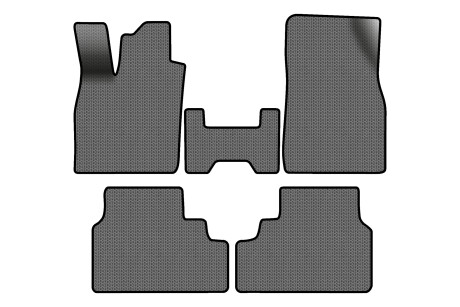 Коврики EVA в салон авто для ID.4 Crozz Volkswagen 2020 1 поколение SUV EU EVAtech VW41502PC5SGB