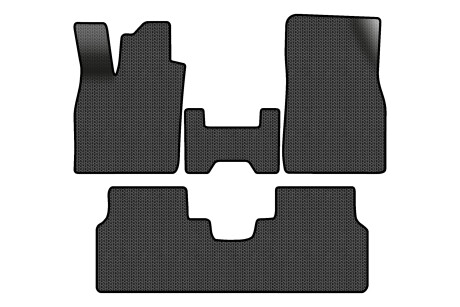 Коврики EVA в салон авто для ID.4 Crozz Volkswagen 2020 1 поколение SUV EU EVAtech VW41502Z4SBB