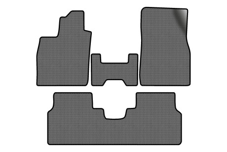 Коврики EVA в салон авто для ID.4 Crozz Volkswagen 2020 1 поколение SUV EU EVAtech VW41502ZB4SGB