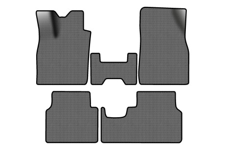 Коврики EVA в салон авто для ID.4 Pro Volkswagen 2020 1 поколение SUV EU EVAtech VW42654PDR5SGB