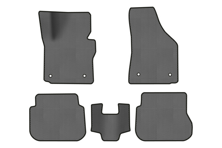 Коврики EVA в салон авто для Caddy 2K 3-doors Volkswagen 2004-2015 3 поколения Minivan EU EVAtech VW51423CE5AV4RGB (фото 1)