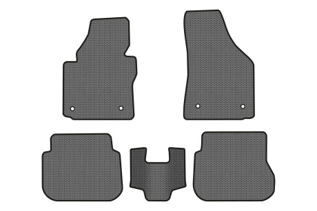 Коврики EVA в салон авто для Caddy 2K 3-doors Volkswagen 2004-2015 3 поколения Minivan EU EVAtech VW51423CG5AV4SGB