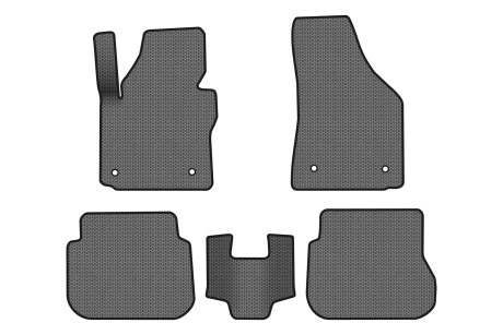 Коврики EVA в салон авто для Caddy 2K 3-doors Volkswagen 2004-2015 3 поколения Minivan EU EVAtech VW51423CV5AV4SGB