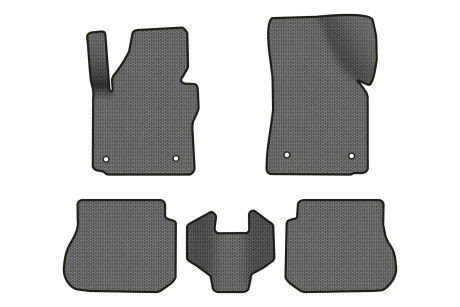 Коврики EVA в салон авто для Caddy 2K 4-doors Volkswagen 2004-2015 3 поколения Minivan EU EVAtech VW51427C5AV4SGB