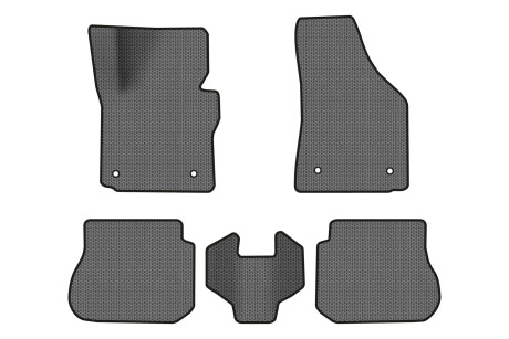 Коврики EVA в салон авто для Caddy 2K 4-doors Volkswagen 2004-2015 3 поколения Minivan EU EVAtech VW51427CE5AV4SGB