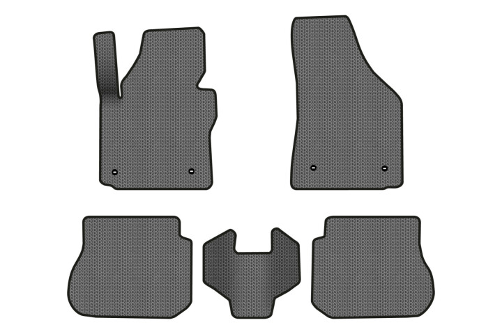 Коврики EVA в салон авто для Caddy 2K 4-doors Volkswagen 2004-2015 3 поколения Minivan EU EVAtech VW51428CV5TL4SGB (фото 1)