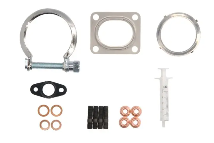 Монтажный комплект турбины alfa romeo 147, 156, gt, fiat bravo ii, doblo, doblo/minivan, marea, multipla, stilo, lancia lybra 1.9d 09.00- EVORON EVMK0078 (фото 1)