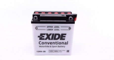 Акумулятор 9Ah-12v EN85, R EXIDE 12N9-3B