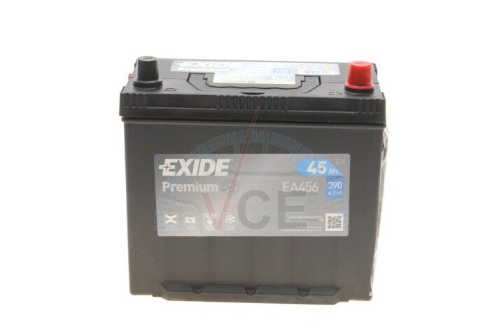 Акумулятор 45Ah-12v EN390 Premium, R EXIDE EA456 (фото 1)