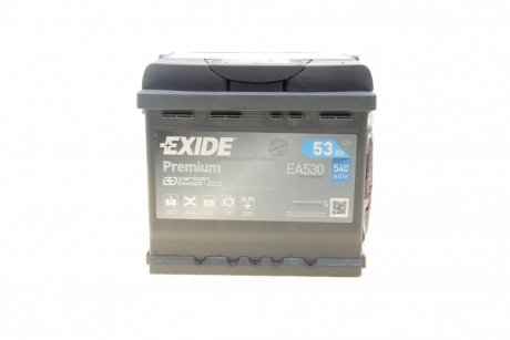 Аккумулятор 53Ah-12v EN540 Premium, R EXIDE EA530