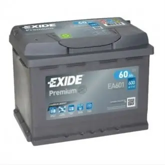 Акумулятор 60Ah-12v EN600 Premium, L EXIDE EA601