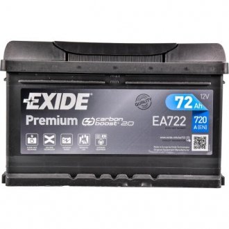 Аккумулятор 6 CT-72-R Premium EXIDE EA722 (фото 1)