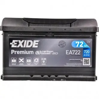 Акумулятор 72Ah-12v EN720 Premium, R EXIDE EA722