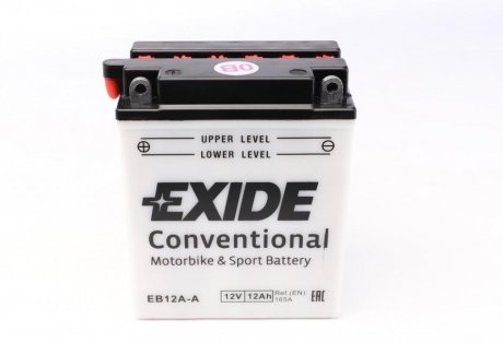 Аккумулятор 12Ah-12v EN165, L EXIDE EB12A-A