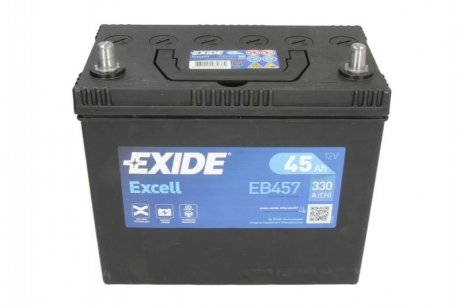 Аккумулятор 45Ah-12v EN330 Excell, L EXIDE EB457