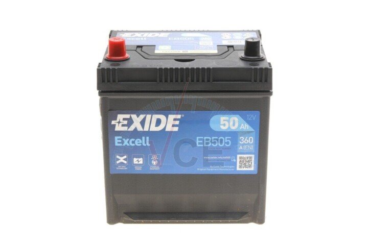 Акумулятор 50Ah-12v EN360 Excell, L EXIDE EB505 (фото 1)