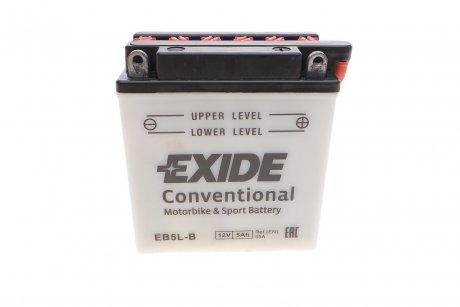 Аккумулятор 5Ah-12v EN65, R EXIDE EB5L-B