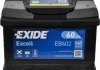 Аккумулятор 6 CT-60-R Excell EXIDE EB602 (фото 1)