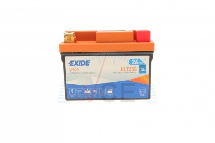 Акумулятор li-ion 24wh 120a EXIDE ELTZ5S (фото 1)