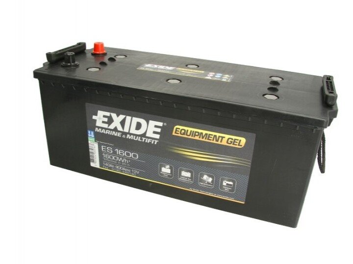 Акумулятор тяговий 140Ah-12v EN900 Equipment GEL Marine RV, L EXIDE ES1600 (фото 1)