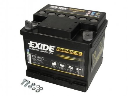 Аккумулятор 40Ah-12v EN Equipment GEL Marine RV, R EXIDE ES4500