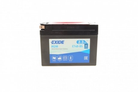 Аккумулятор EXIDE ET4B-BS