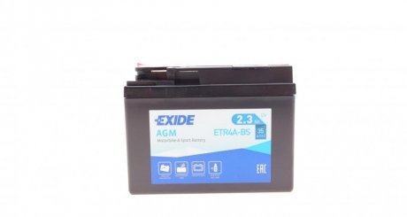 Аккумулятор 2,3Ah-12v EN35 AGM, R EXIDE ETR4A-BS