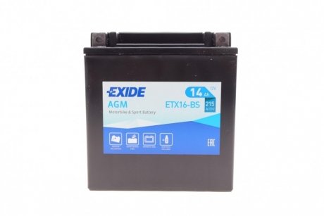 Аккумулятор EXIDE ETX16-BS