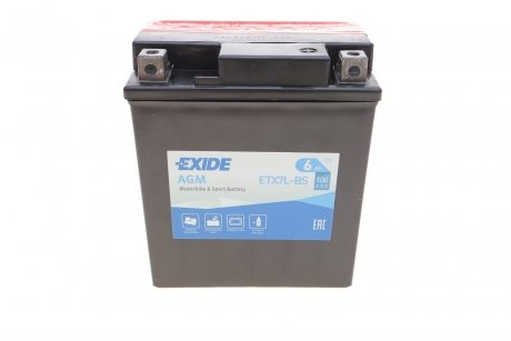 Аккумулятор EXIDE ETX7L-BS