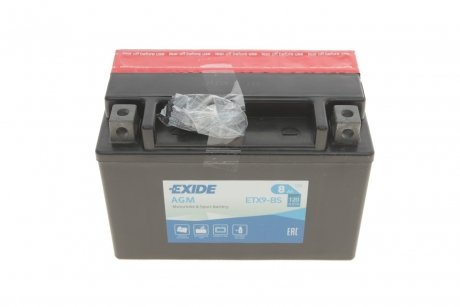 Аккумулятор EXIDE ETX9-BS