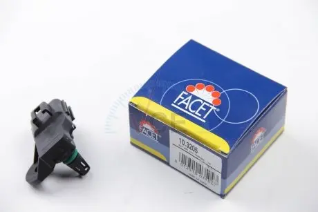 Датчик давления воздуха, высотный корректор; датчик, давление во впускном газопроводе FACET 10.3205