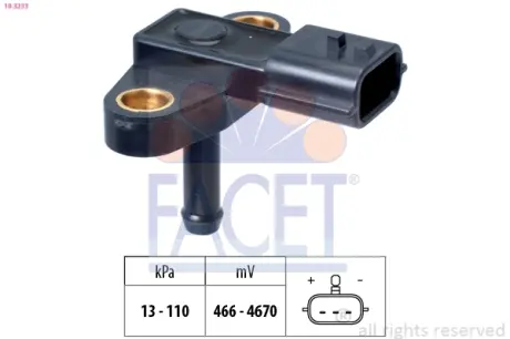Датчик давления воздуха FACET 10.3233