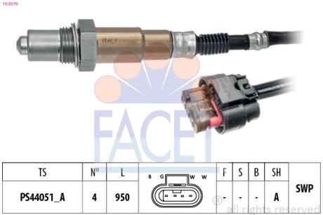 Лямбда зонд FACET 10.8376