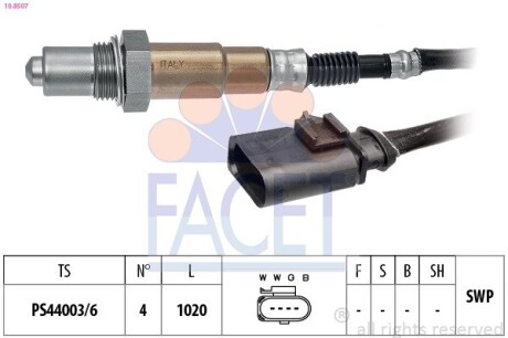 Лямбда зонд FACET 10.8507