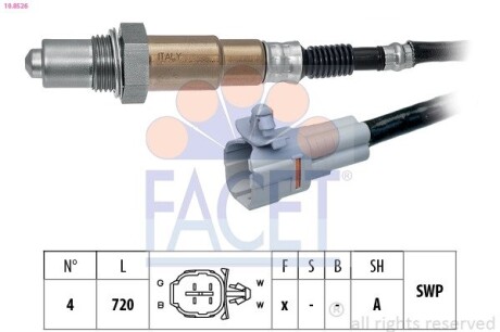 Лямбда зонд FACET 10.8526