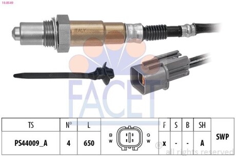 Лямбда зонд FACET 10.8549