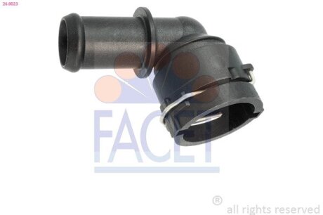 Фланець системи охолодження Audi A1, A3 (03-13)/VW Golf (03-17)/Skoda Octavia (04- FACET 260023