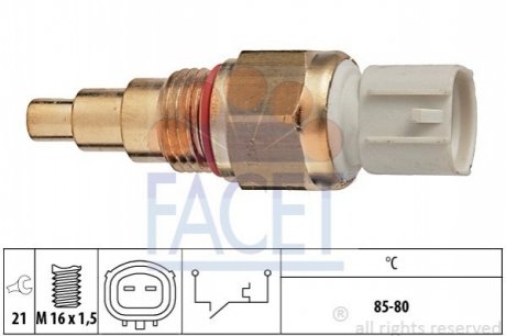 Термовыключатель, вентилятор радиатора FACET 7.5109 (фото 1)