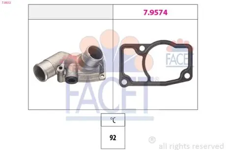Термостат системи охолодження FACET 7.8832