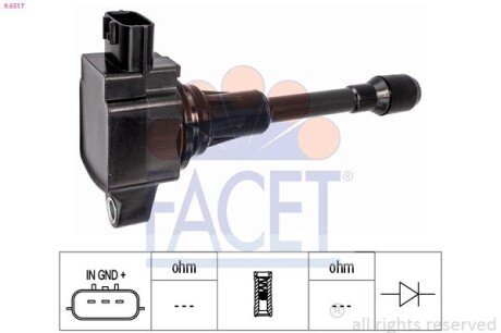 Автозапчастина FACET 9.6517