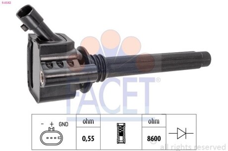 Автозапчастина FACET 9.6542