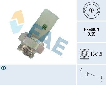 Датчик тиску олії FAE 12380