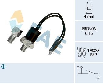 Датчик давления масла FAE 12540