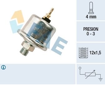 Датчик давления масла mb om601-602 (m12x1.5) FAE 14730